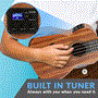 Pyle - PUKTEA22 , Musical Instruments , Acoustic-Electric Ukulele - Solid Top Mahogany Ukulele with Full Starter Package